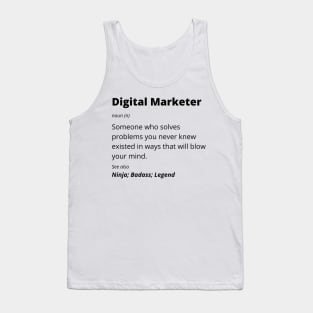 Digital Marketer - Ninja, Badass, Legend Tank Top